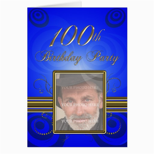 100th birthday party invitation zazzle