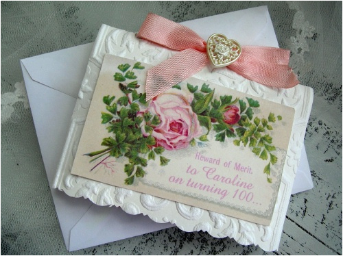 100th birthday card for caroline on it 39 s way to karla