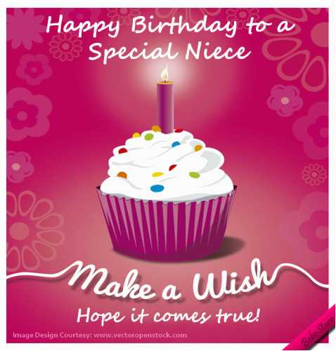 123 Free Birthday Cards for Niece Make A Wish Free Extended Family Ecards Greeting Cards