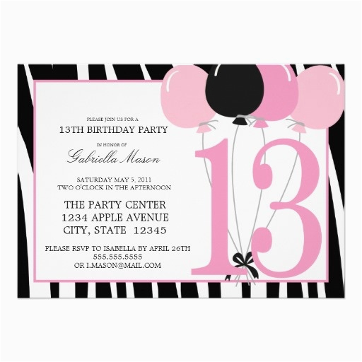 13th birthday party