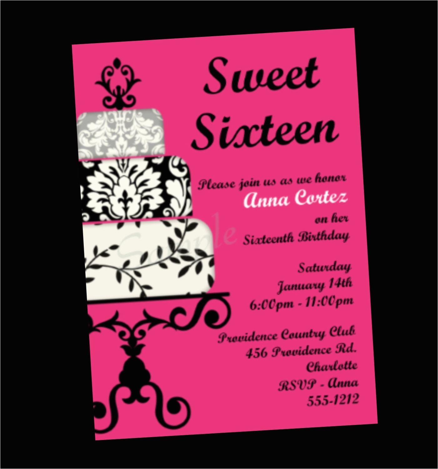 16th Birthday Invitation Wording Sweet 16 Invitation Quotes Quotesgram