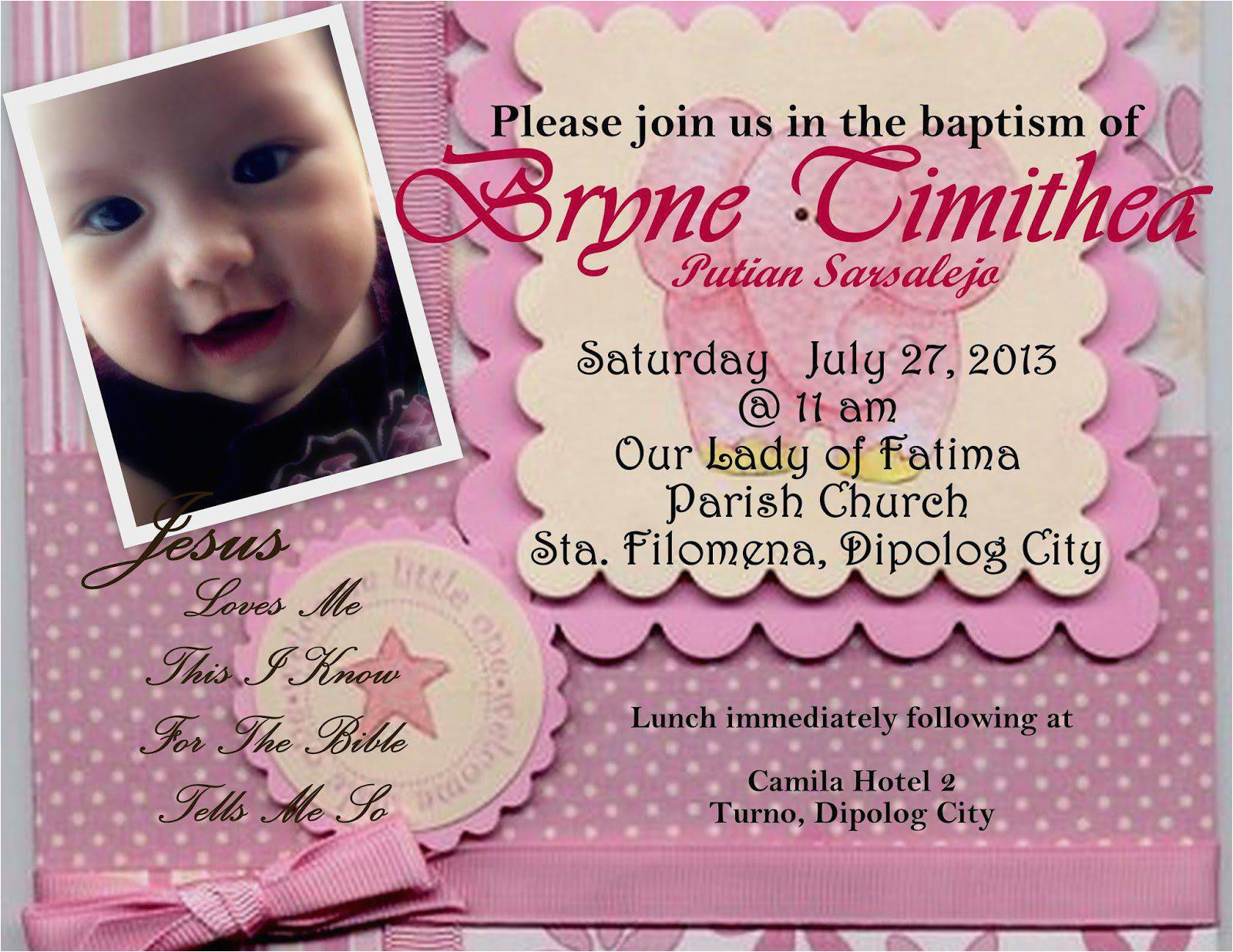 first birthday and baptism invitations first birthday