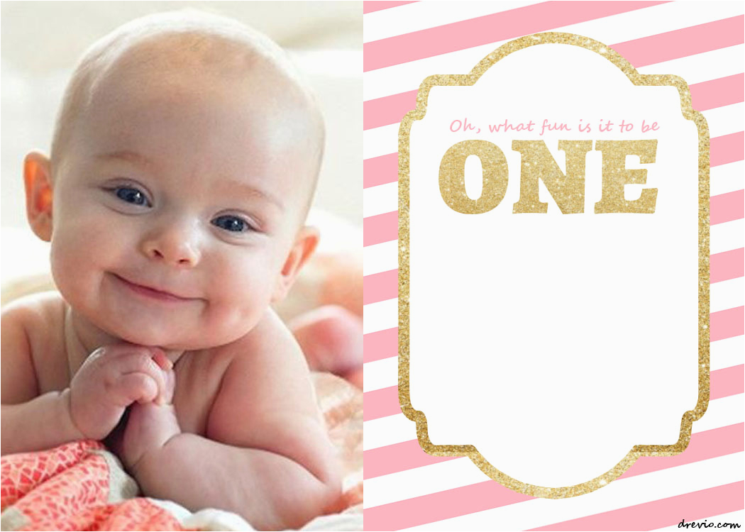 free printable 1st birthday invitations template