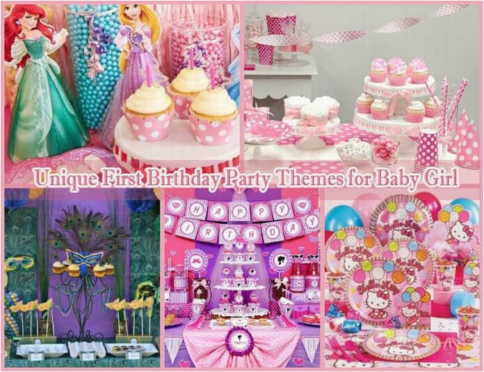 10 unique first birthday party themes for baby girl