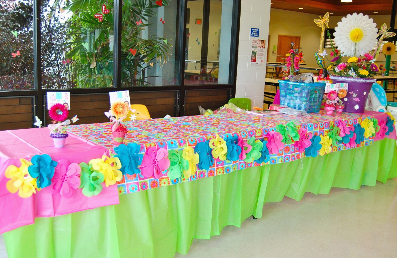 1st Birthday Table Decorating Ideas First Birthday Reception Table