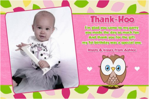 1st birthday thank you quotes quotesgram