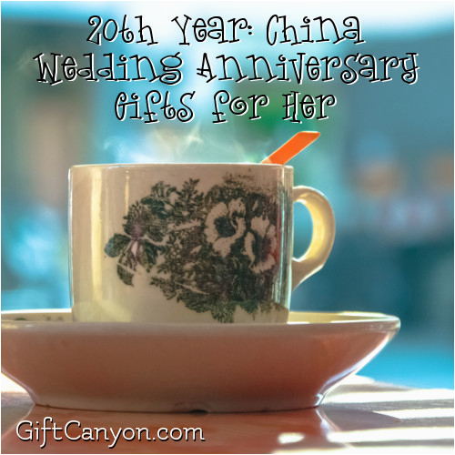 20th year china wedding anniversary gifts for her gift