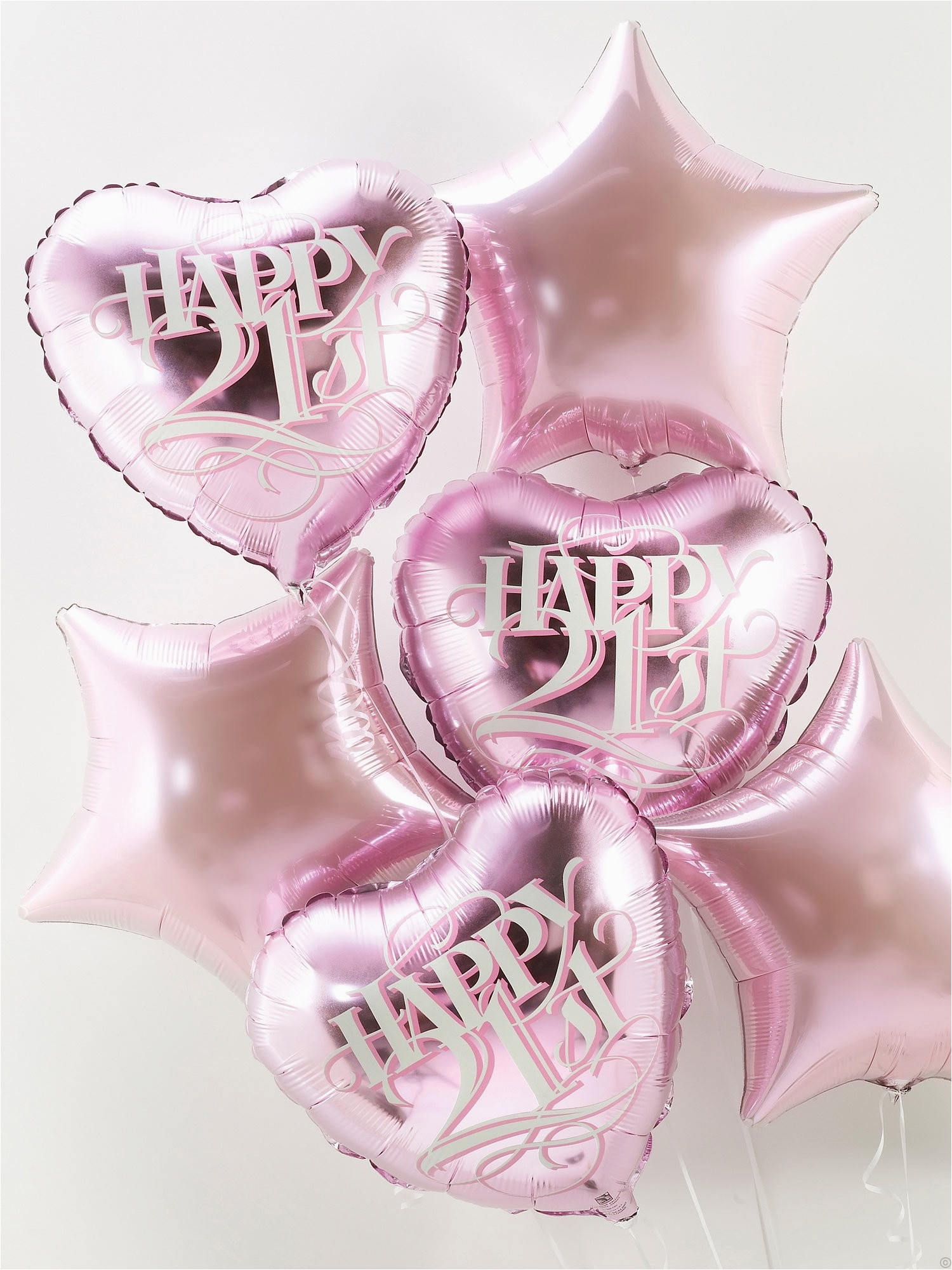 21st birthday balloon bouquet