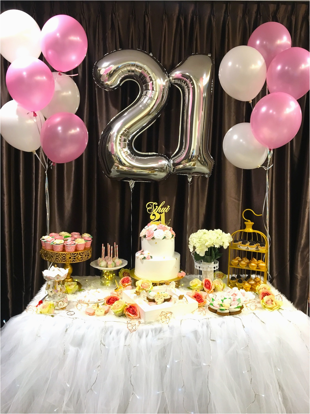 21st birthday decoration