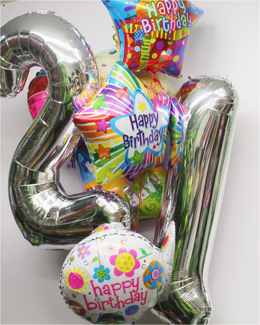 jumbo 21st birthday balloon bouquet in boston ma