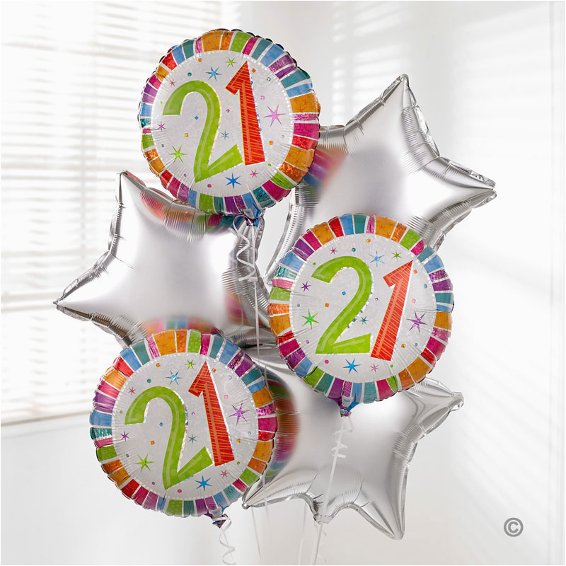 uk gift delivery 21st birthday balloon bouquet isle of