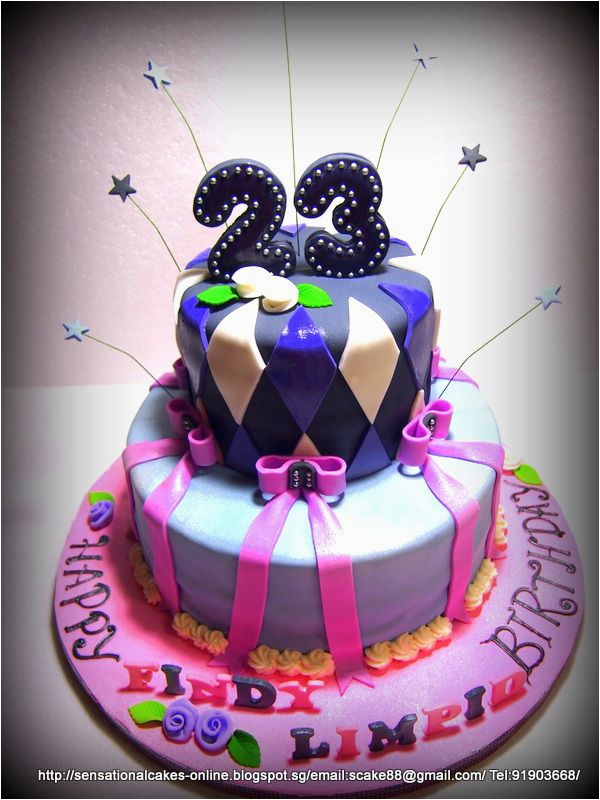 gallery for gt 23rd birthday cake ideas for her the