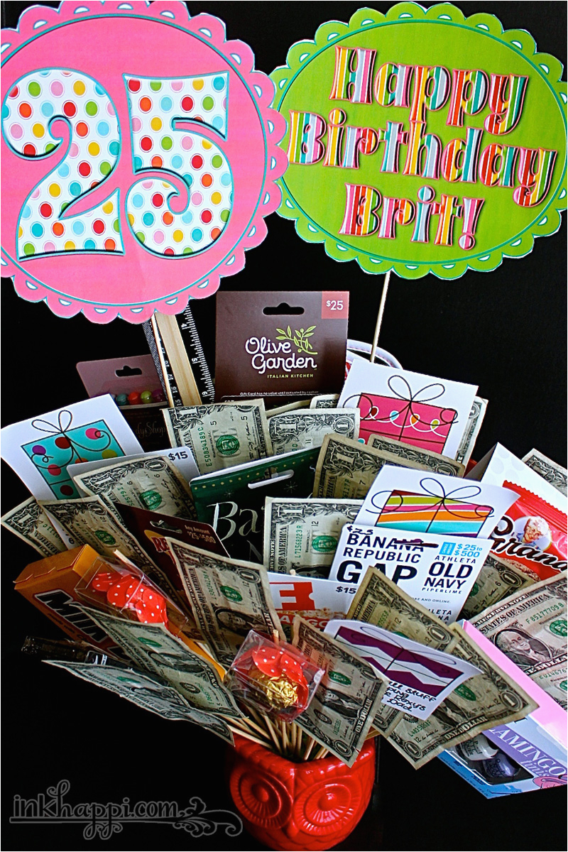 birthday gift basket idea with free printables inkhappi