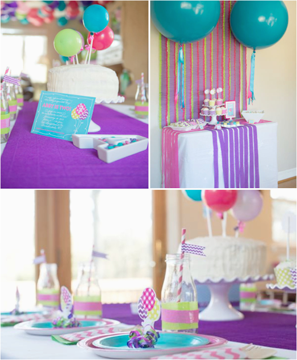 balloon pop themed 2nd birthday party