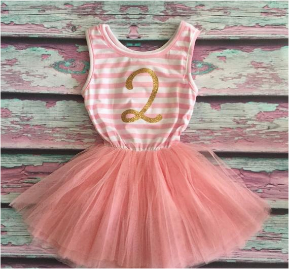 2nd birthday tutu dress birthday dress little girls birthday