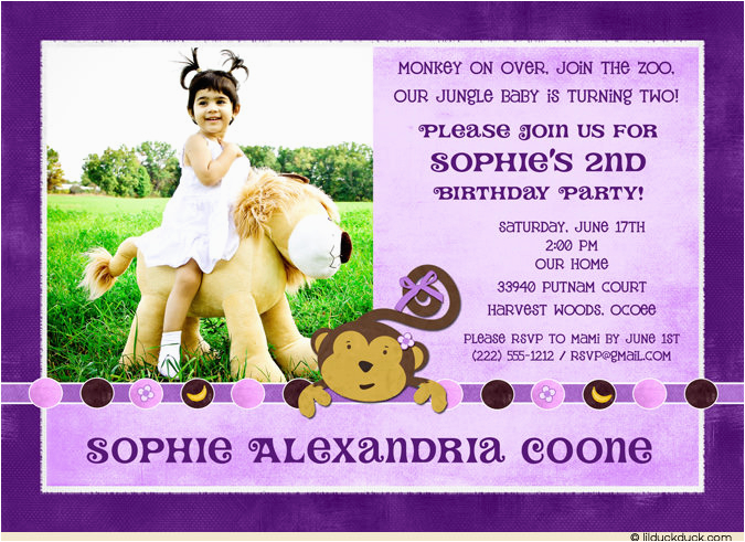 2nd birthday party invitation wording