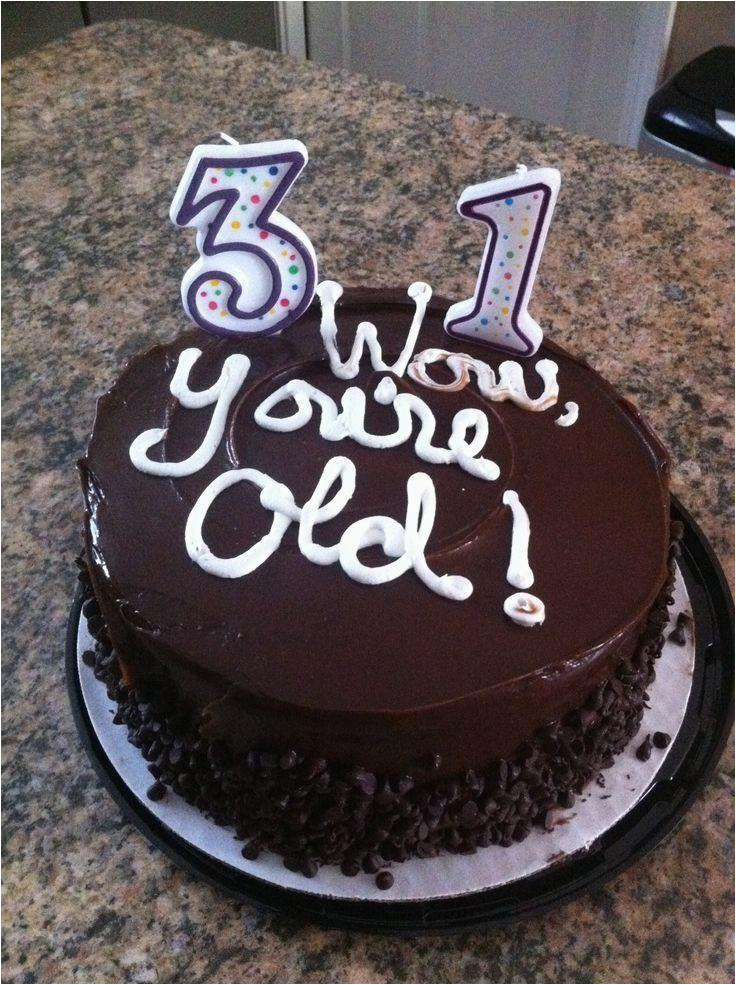 31st birthday cake