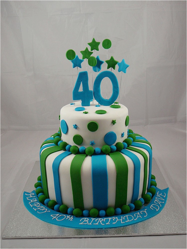 40th birthday cake pictures for men