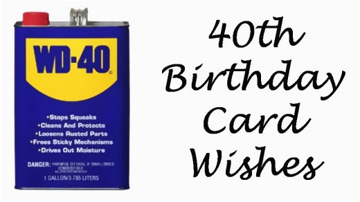40th birthday wishes messages and poems to write in a