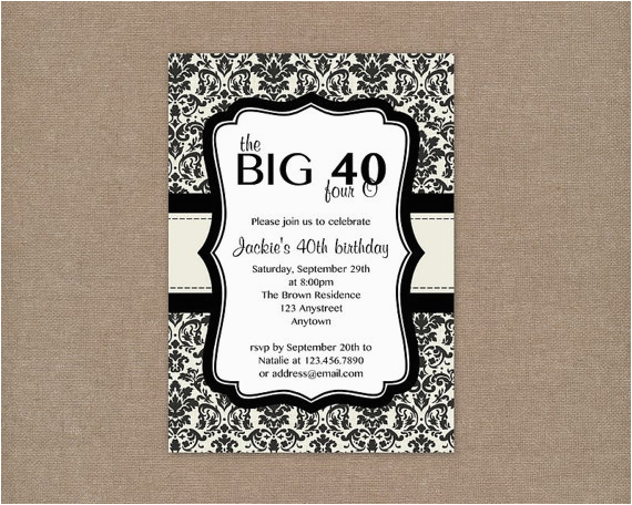post men 40th birthday invitations printable 376756