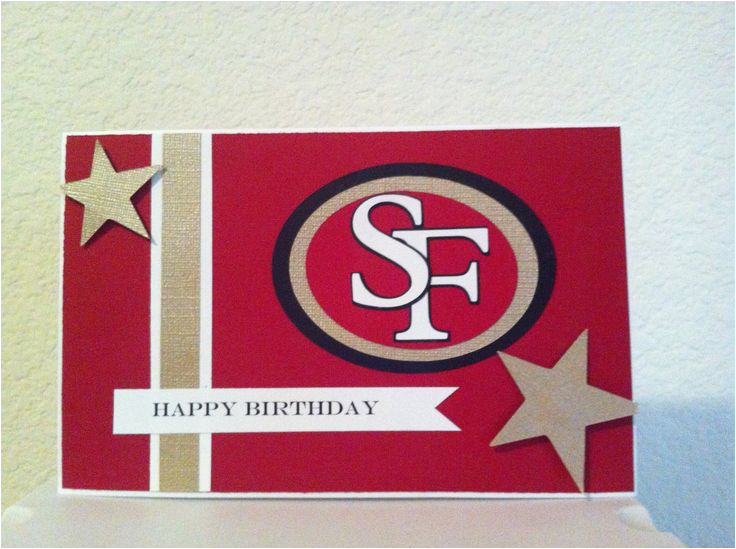 49ers birthday card cricut card my cards pinterest