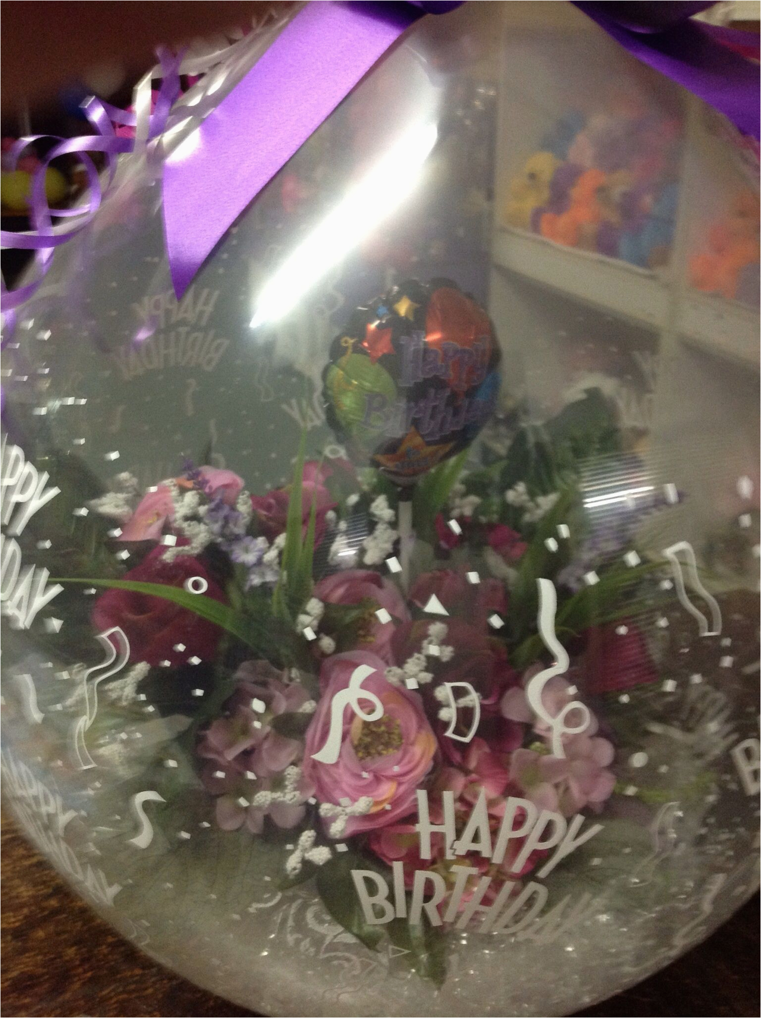 50th birthday flower bouquet stuffed balloon cre8iv