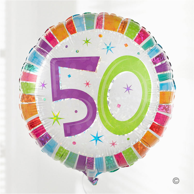 uk gift delivery 50th birthday balloon bouquet isle of
