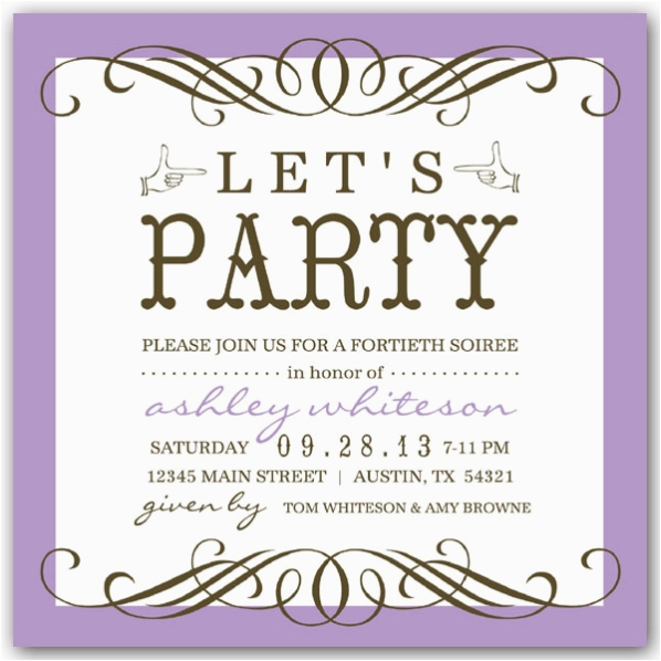 50th birthday party invitation wording
