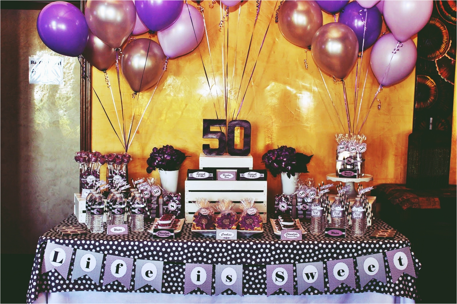 cheap 50th birthday party decorations