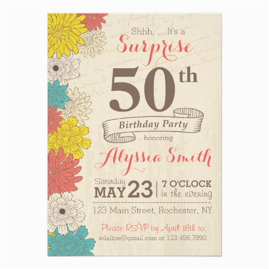 surprise 50th birthday invitation 256709308459044780