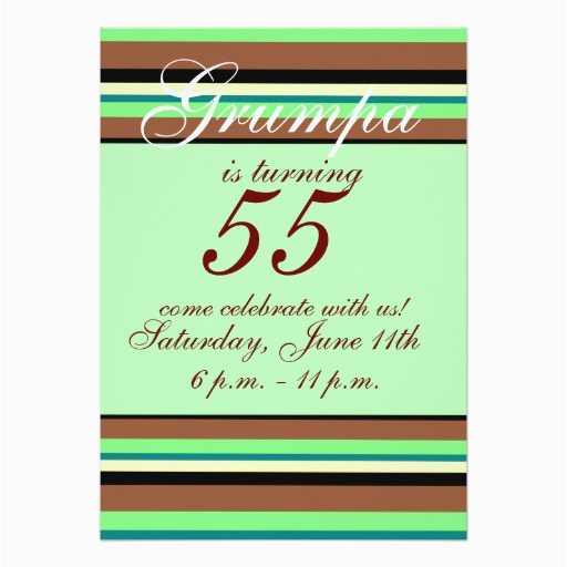 55th birthday invitation zazzle