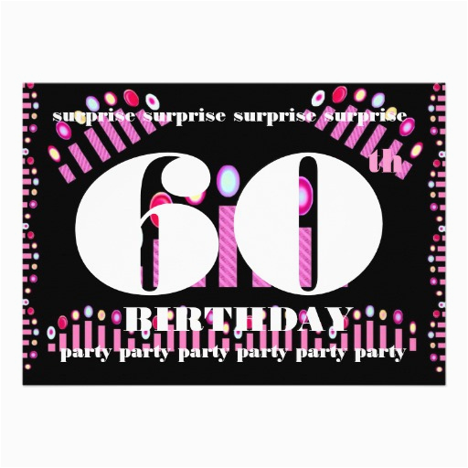 60th surprise birthday party invitation template 161705960141938057