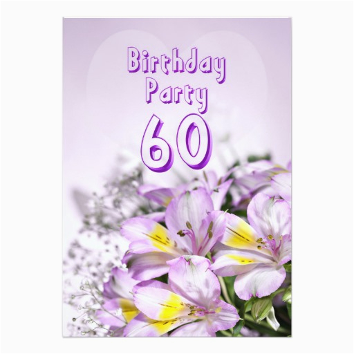 birthday party invitation 60 years old 161212635158683084