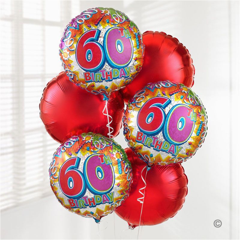 uk gift delivery 60th birthday balloon bouquet isle of