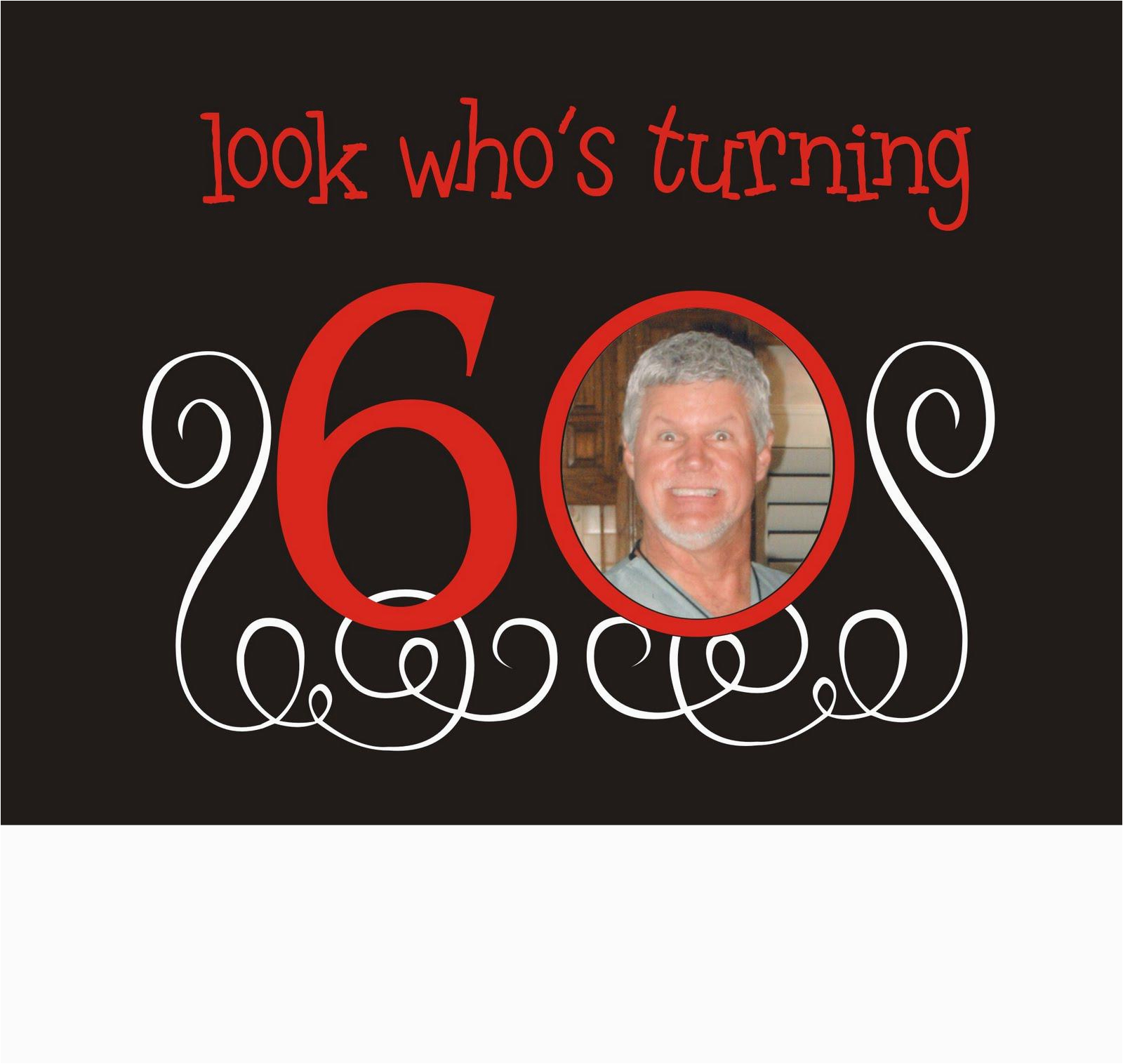 60th birthday party invitations