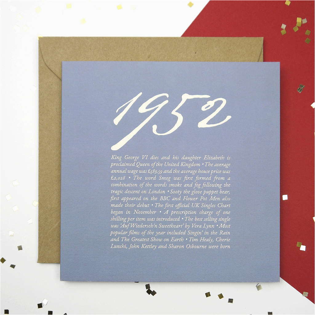 65th birthday card by intwine design notonthehighstreet com