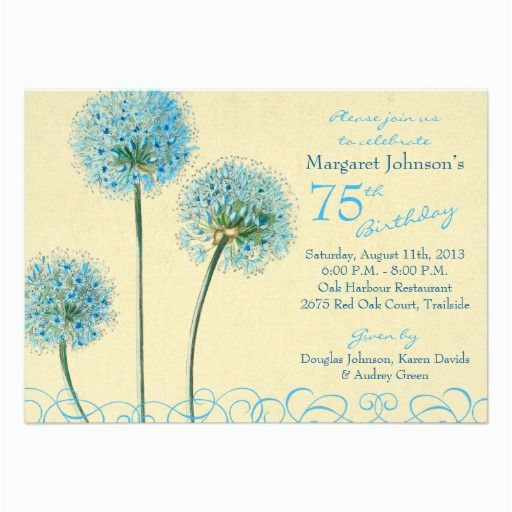 61 best 75th birthday invitations images on pinterest