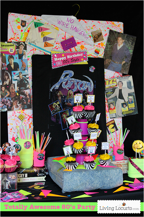 80s Birthday Party Decorations Awesome 80 39 S Birthday Party Ideas