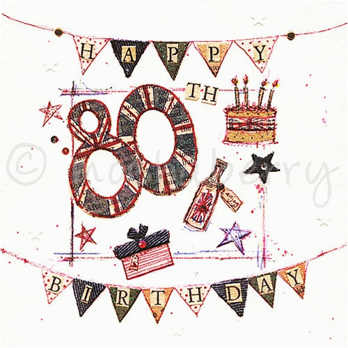 80th birthday card vintage birthday cards happy 80th