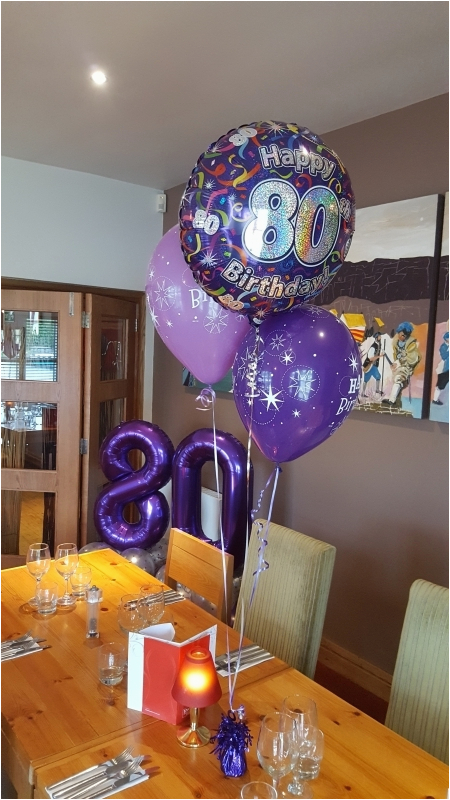 birthday balloons 80th birthday