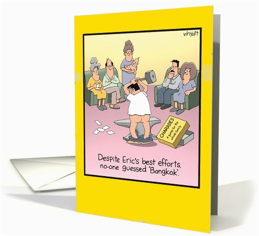 bangkokless humor birthday card 1090142