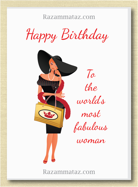female birthday card c