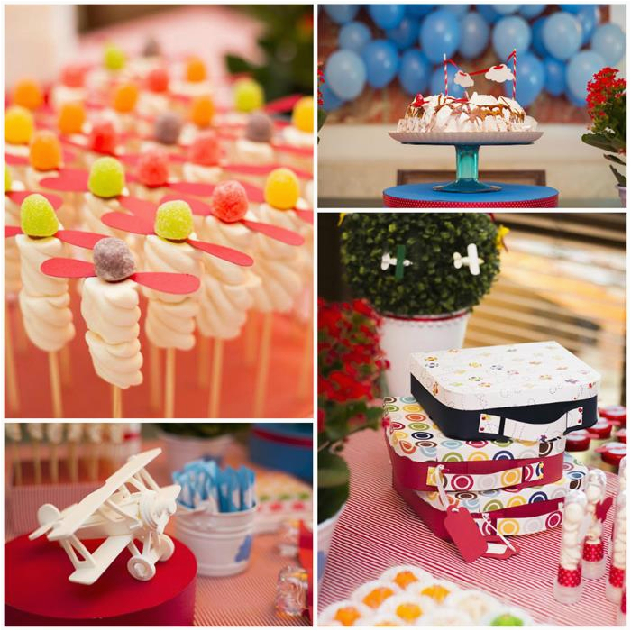 airplane themed 1st birthday party