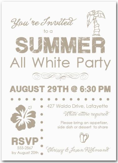 summer white party