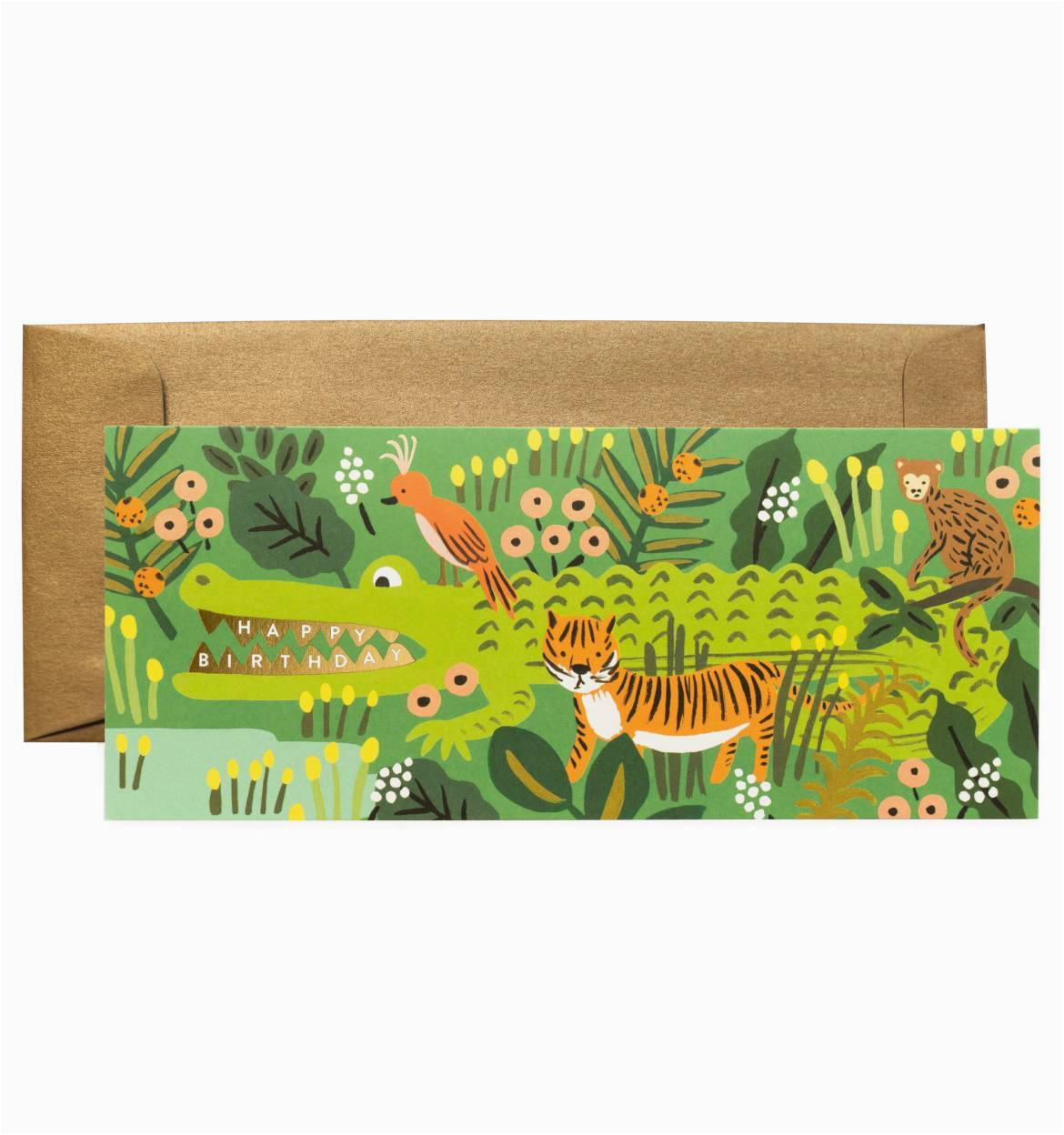 alligator birthday greeting card by rifle paper co made