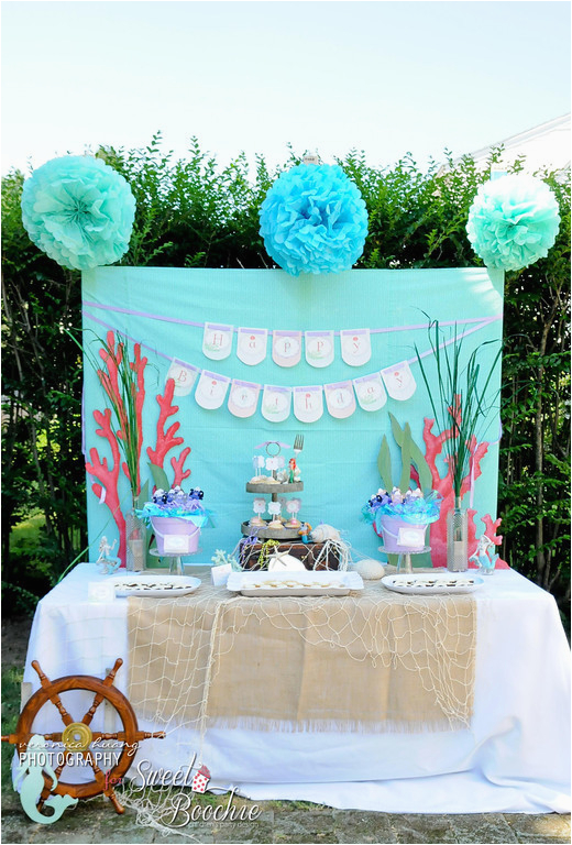 little mermaid ariel inspired 5th birthday party