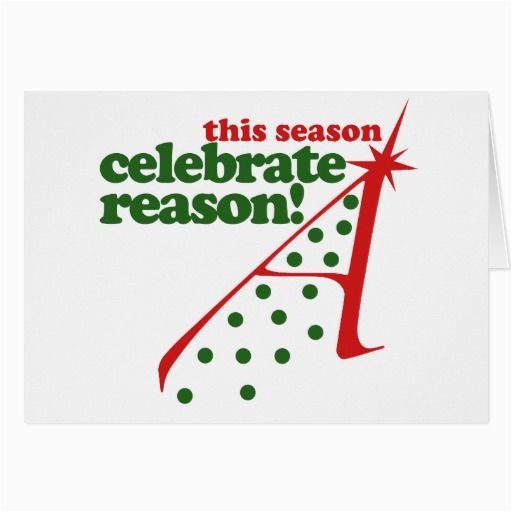 atheist holiday season greeting card 137396250162343564