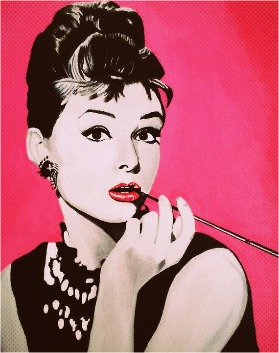 set of audrey hepburn birthday card pictures on tcs