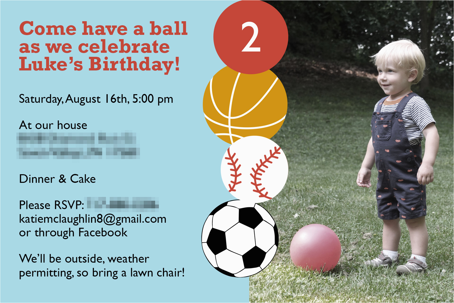 ball themed birthday party