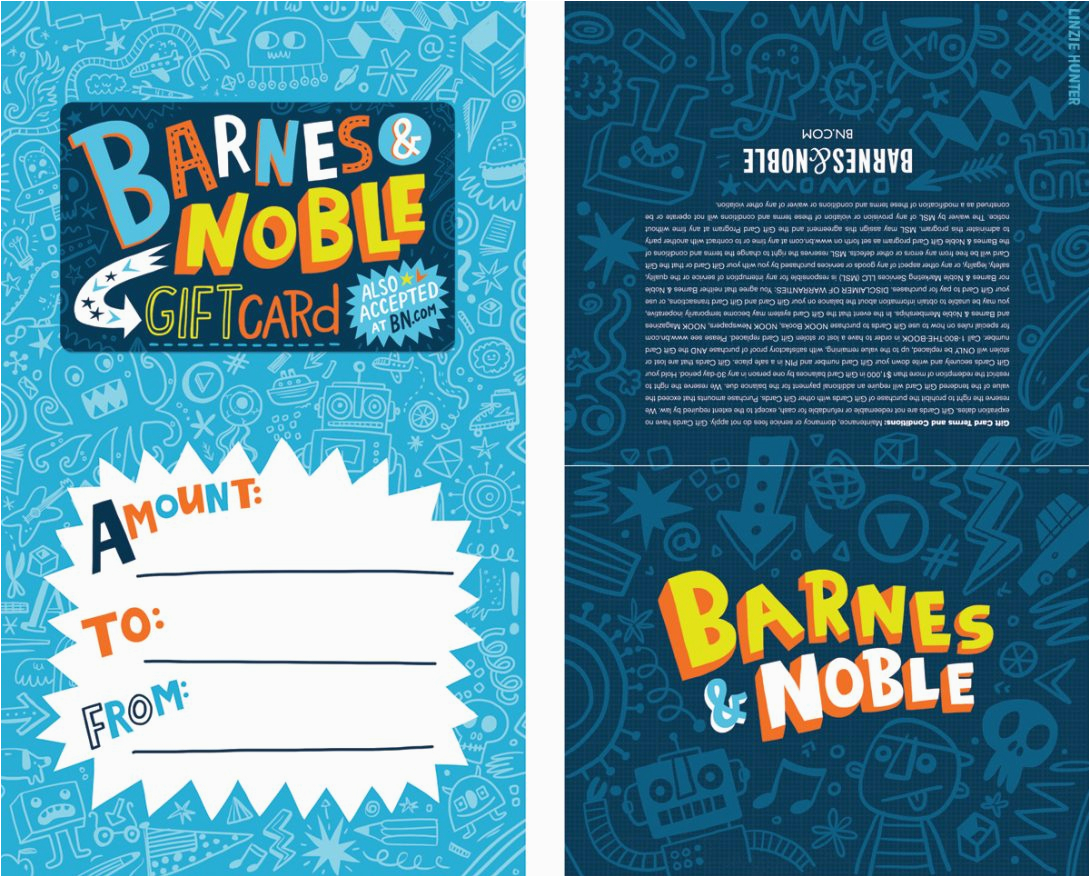 barnes noble gift cards linzie hunter illustrator and